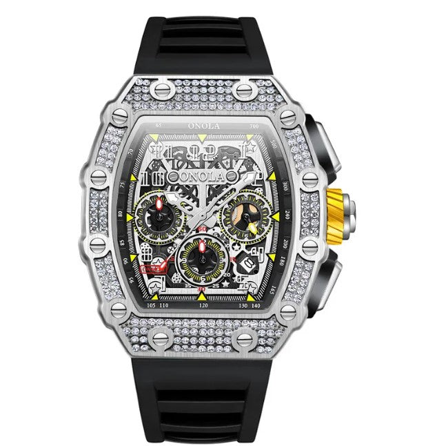 ONOLA 6826D Men’s Automatic Mechanical Watch - Lux Timepieces 