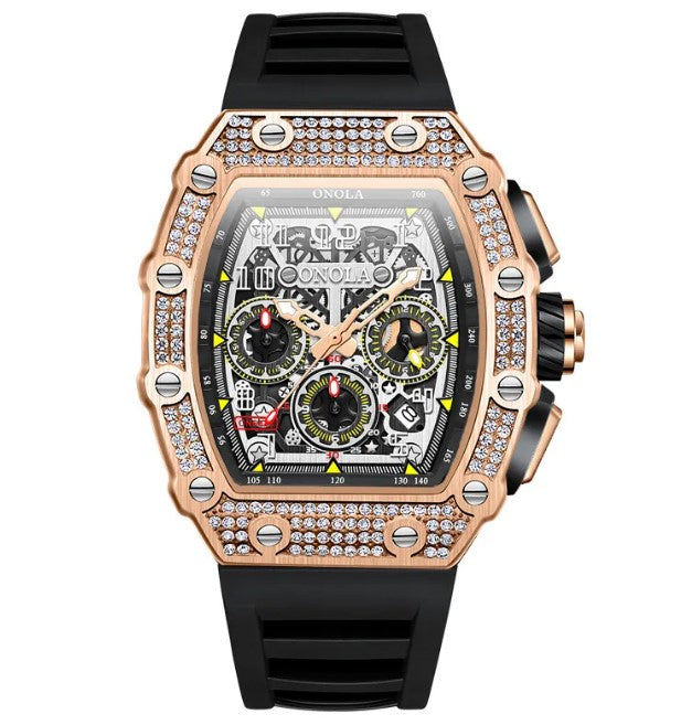 ONOLA 6826D Men’s Automatic Mechanical Watch - Lux Timepieces 