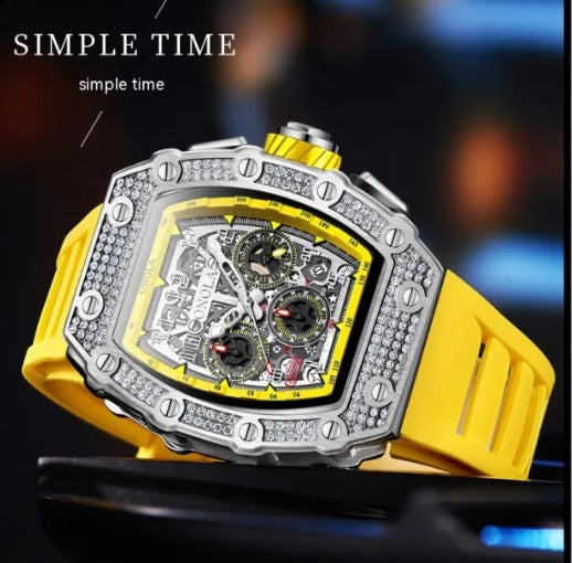 ONOLA 6826D Men’s Automatic Mechanical Watch - Lux Timepieces 